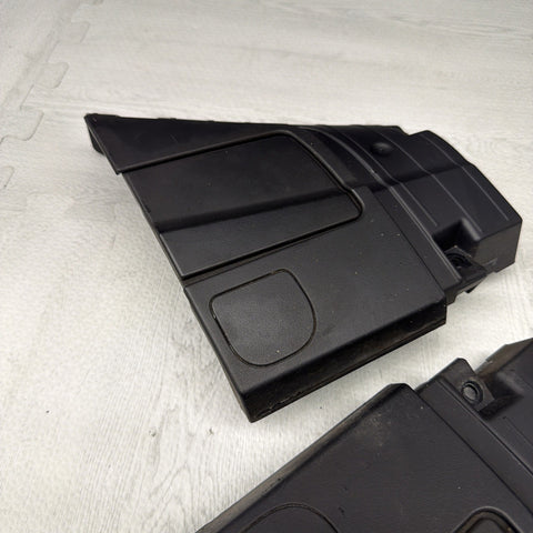 01-06 BMW E46 M3 OEM Convertible Rear Top Lateral Trim Panel Pair Black *Notes*