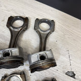 1996-2000 BMW S52 Engine Piston and Connecting Rod Set of 6 E36 M3 Z3M OEM