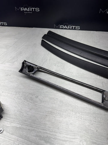 08-13 BMW E92 E93 M3 Interior Trim Set Carbon Leather OEM Genuine *Notes*