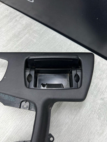 13-16 BMW F10 M5 Center Console Cover Panel Bezel Trim Leather Black