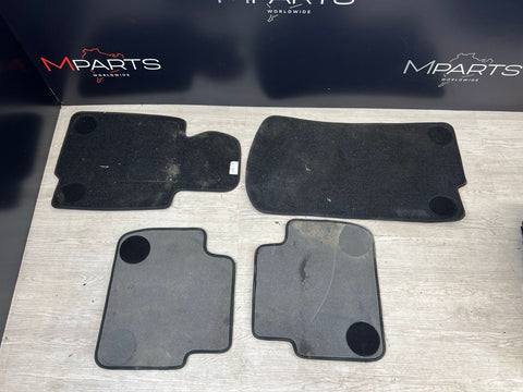Genuine 01-06 BMW E46 M3 Coupe Carpets Floor Mats Black Front