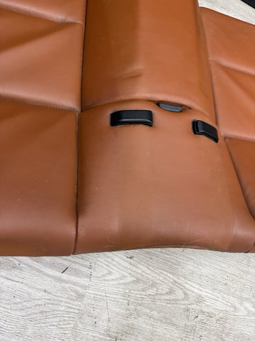 BMW 01-06 E46 M3 Convertible Rear Seat Back Rest Cinnamon Leather Backrest