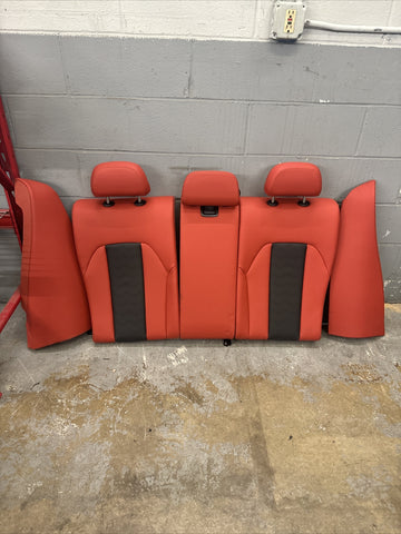 21-24 BMW G80 M3 Sedan Rear Seats Fiona Red
