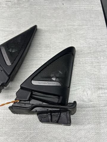 BMW F82 M4 Coupe Front Tweeter Speakers Set Pair Harman Kardon 51337269362