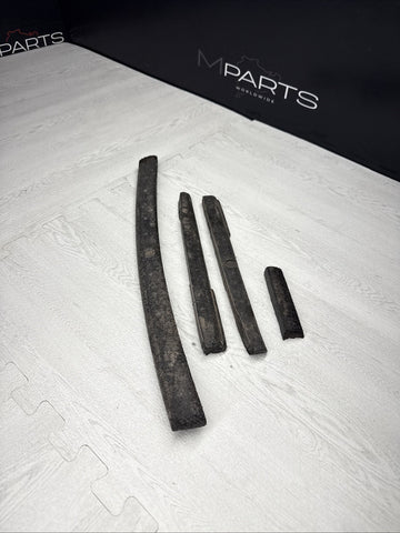02-06 BMW E46 M3 OEM Factory Front Bumper Rebar Styro Foam Removes Gap Full Set