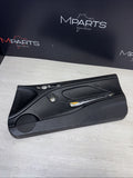 01-06 BMW E46 M3 PASSENGER RIGHT SIDE DOOR PANEL CARD BLACK OEM