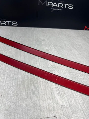BMW E46 330CI M3 325CI Roof Rails Moldings Trims Imola Red Pair Coupe OEM