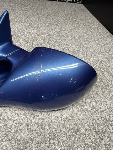95-99 BMW E36 M3 Coupe Side Door Mirrors Pair OEM Estoril Blue