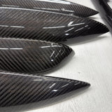 06-07 OEM BMW E63 E64 M6 Front Rear Door Dash Center Console Carbon Trim *Notes*