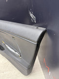 01-06 BMW E46 M3 FRONT PASSENGER RIGHT SIDE DOOR PANEL CARD BLACK OEM