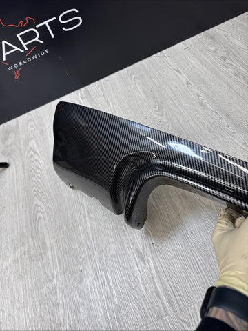 BMW 01-06 E46 M3 Rear Bumper Lower Carbon Fiber Diffuser Trim Panel CSL Style