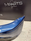(PICKUP ONLY) 01-06 BMW E46 M3 CSL Style Front Bumper Topaz Blue With Splitters