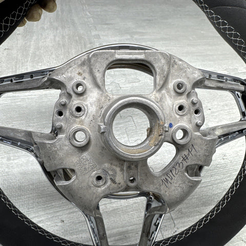 PORSCHE 991 GT3 991.2 GT 3 RS 997.2 BLK LEATHER PDK SHIFT STERRING WHEEL RED TOP