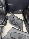 MBMW E64 M6 08-10 CONVERTIBLE FRONT REAR LEATHER SPORT SEAT BLACK DOOR CARDS