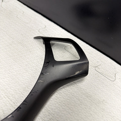 08-13 BMW E90 E92 E93 M3 Lower Steering Wheel Trim Cover Plate Black