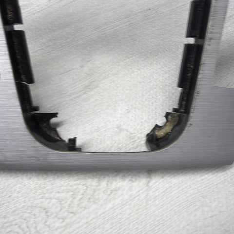 01-06 BMW E46 M3 Convertible Interior Center Shift Shifter Trim Brushed Aluminum