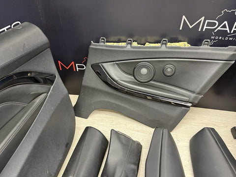 15-20 BMW F83 M4 Convertible Interior Seats & Panels Extended Leather Black