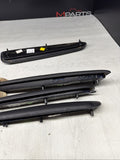 01-06 BMW OEM E46 M3 Coupe Trim Armrest Pads Set Black 8238622
