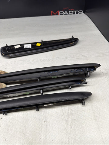 01-06 BMW OEM E46 M3 Coupe Trim Armrest Pads Set Black 8238622