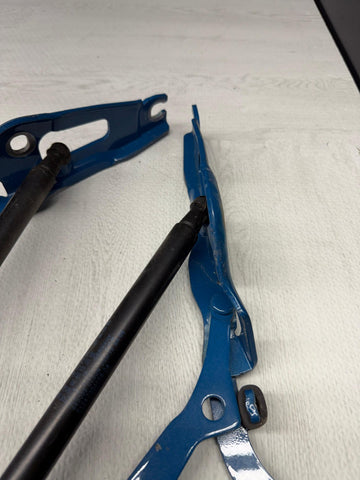 Blue Rear Trunk Lid Hinge Shock Set Hinges OEM BMW F22 F23 M235i 228i 230i M240i