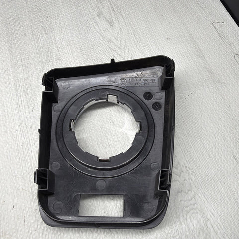 01-06 BMW E46 M3 Center Dome SMG Shift Plate Titan Shadow Grey