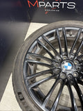 BMW E90 E92 E93 M3 2008-2013 OEM M3 FRONT RIM WHEEL TIRE 18"X8.5" ASSEMBLY