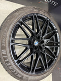 BMW 18-24 X5M X6M Competition 21" 22" Rims Wheels OEM 818M Gloss Black