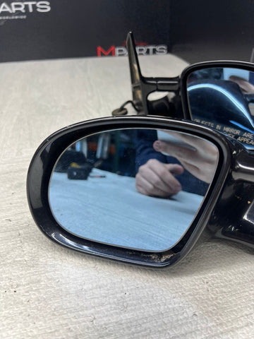 95-99 BMW E36 M3 Coupe Side Mirrors Pair Cosmos Black