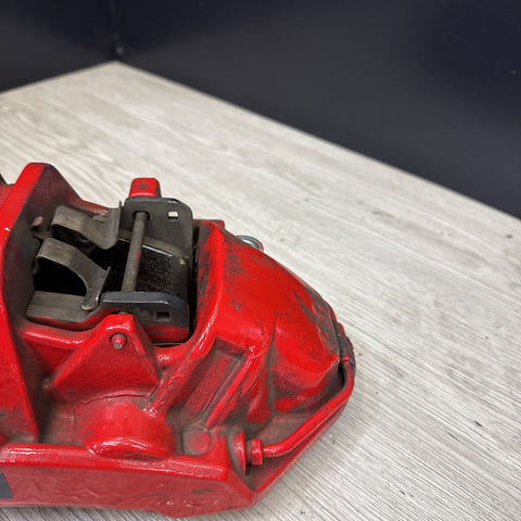 21-25 OEM BMW G80 G82 M3 M4 Front Driver Side Brake Caliper Brembo Red
