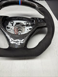 08-13 BMW E90 E92 E93 M3 OHC Carbon fiber Steering Wheel Tri Stitched Manual