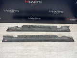 01-06 BMW E46 M3 Rocker Panel Side Skirts OEM Carbon Black