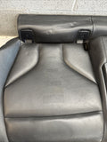 BMW F82 M4 Coupe 15-20 Rear Back Seats Cushion Black Leather Backrest Bench