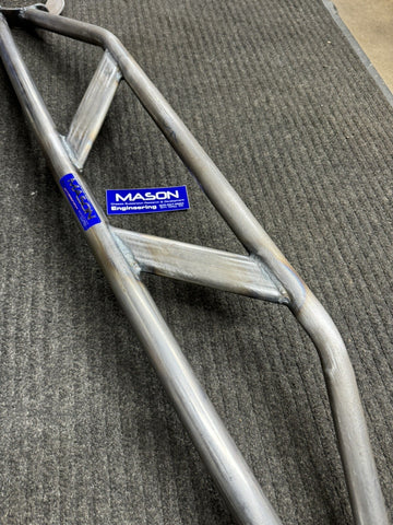 MASON ENGINEERING 01-06 BMW E46 M3 1 PC RACING STRUT TOWER BRACE CARBON STEEL