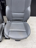 01-06 BMW E46 M3 Convertible Interior Front Heated Seats Gray Grey *Notes*