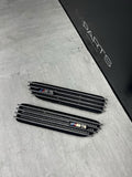01-06 BMW E46 M3 Left Right Fender Vent Grilles Grills Trims Chrome Genuine OEM