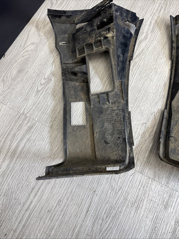 01-06 BMW E46 M3 FRONT BUMPER COVER GUARDS BRACKETS 2695247