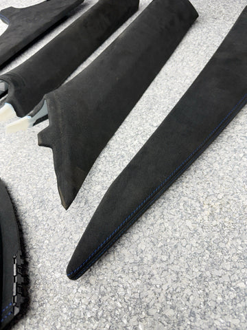 PORSCHE 718 GT4 RS GT4RS GTS CAYMAN ALCANTARA PILLARS COVERS TRIMS
