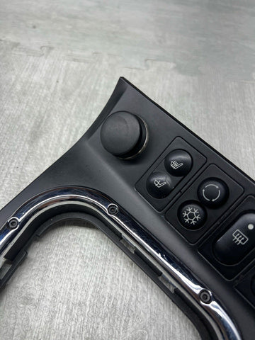 BMW Z3 M Z3M CENTER CONSOLE SHIFTER TRIM W/CHROME RING BLACK