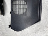 91-99 BMW E36 3 Series M3 Dead Pedal Cover Kick Panels Trims Covers Black OEM
