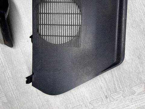 91-99 BMW E36 3 Series M3 Dead Pedal Cover Kick Panels Trims Covers Black OEM