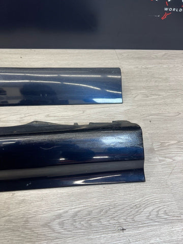 01-06 BMW E46 M3 Rocker Panel Side Skirts OEM Carbon Black