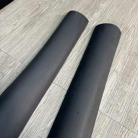 98-02 BMW Z3 M Roadster Front Interior A- Pillar Column Covers Trim Gray