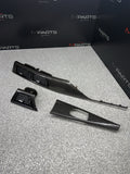 15-20 BMW F80 F82 M3 M4 Carbon Fiber Interior Dash Dashboard Trim Set OEM *Peel