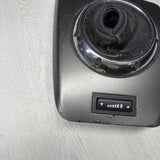 01-06 BMW E46 M3 Center Dome SMG Shift Plate Titan Shadow Grey