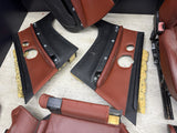 08-13 BMW E93 M3 Convertible Complete Interior Seats Fox Red