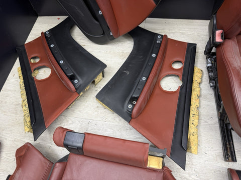 08-13 BMW E93 M3 Convertible Complete Interior Seats Fox Red