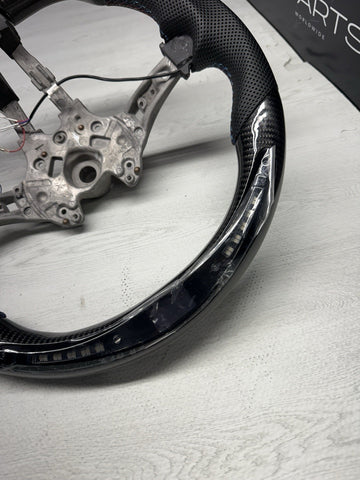 NEW 15-20 BMW F80 F82 F83 M3 M4 OHC LED Carbon fiber Steering Wheel