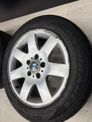 OEM BMW Style 45 Wheels 16x7 Rims Tires E46 16” 323 325 328 330 E36 5x120