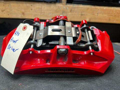 Ferrari 458 Italia, Spider, Left Driver, Front Brake Caliper, Red, P/N 261774