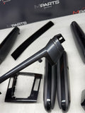 01-06 BMW E46 M3 Coupe Interior Armrests Trim Set Piano Black